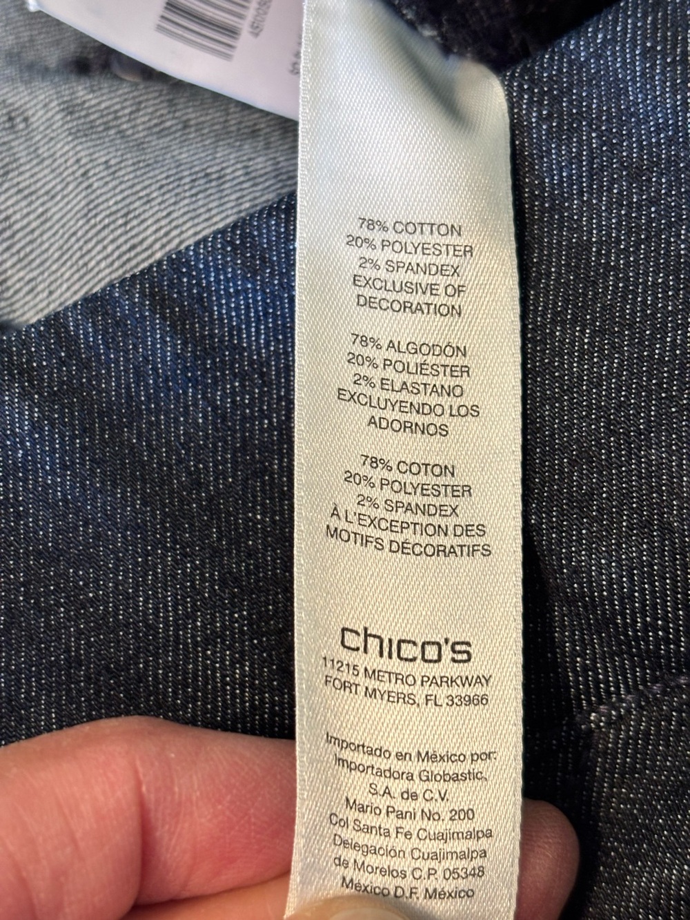 Chicos So Slimming jeans size 6 Chicos 0.5 - Picture 10 of 11